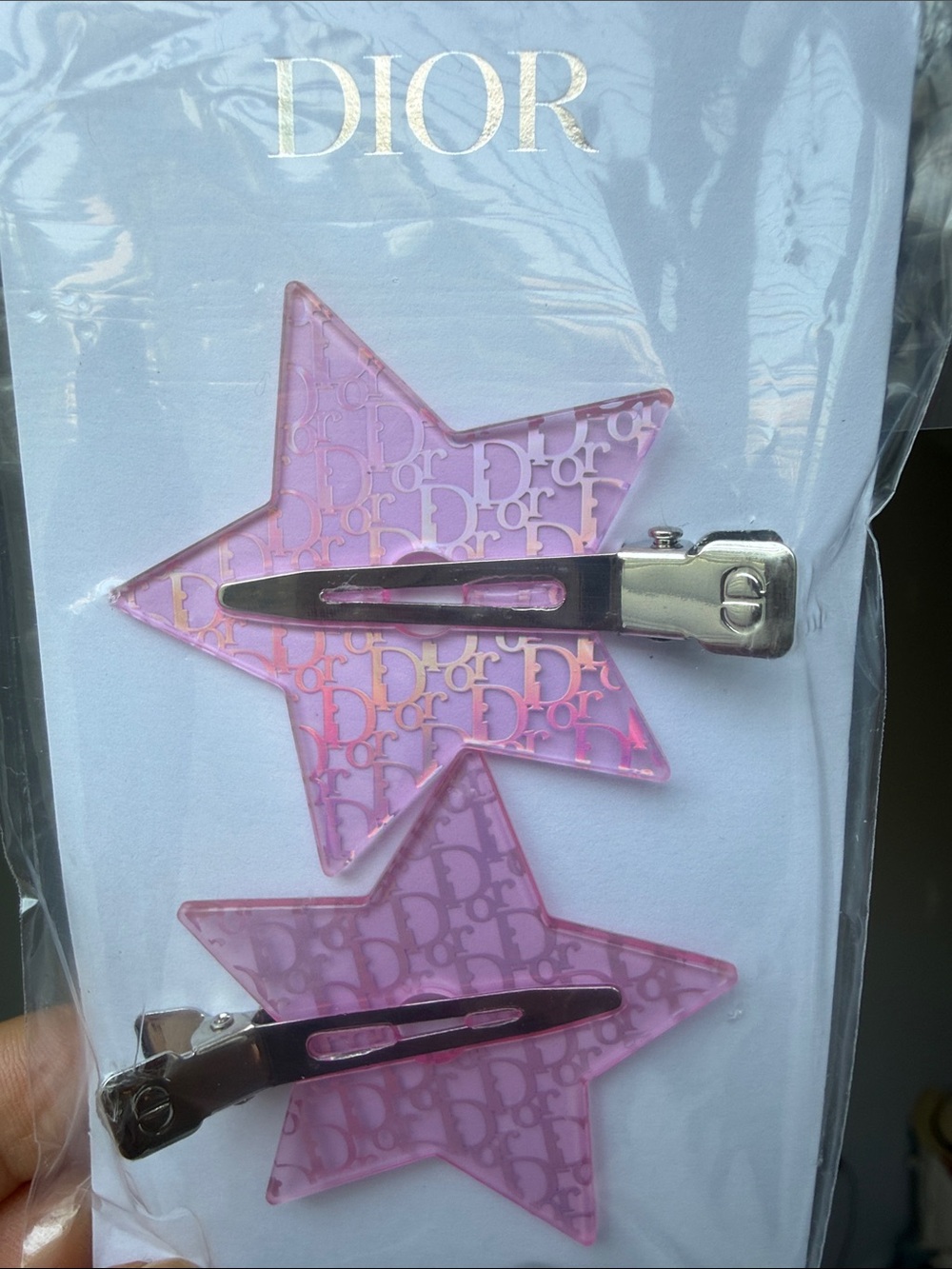 Dior Pink Starlicious Hair Clips – Set of 2